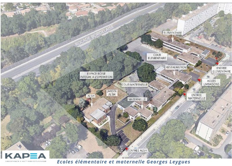 kapea amo ecole georges leygues pessac 1 — Kapea AMO Assistance à maitrise d'ouvrage