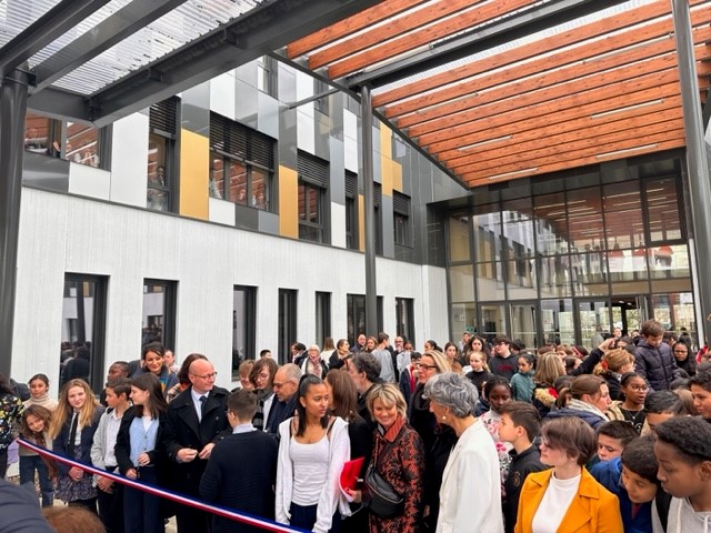 kapea Inauguration du college Gisele Halimi de Merignac 1 — Kapea AMO Assistance à maitrise d'ouvrage