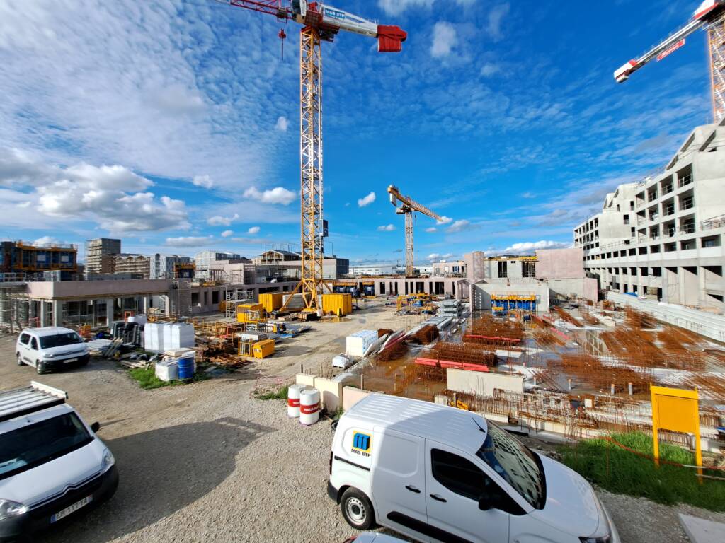 kapea groupe scolaire brazza bordeaux vue SUD du batiment — Kapea AMO Assistance à maitrise d'ouvrage